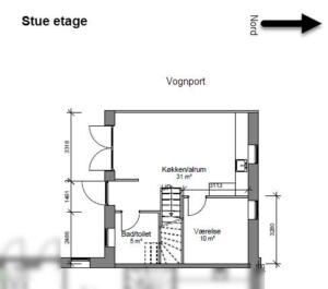 Plantegning Stueetagen